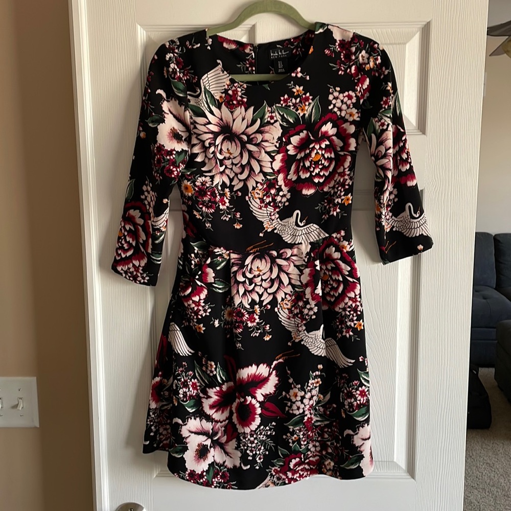 Nicole Miller Floral Dress with Pockets
